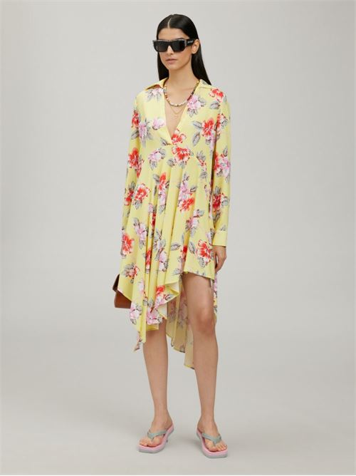 Printed dress PALM ANGELS | PWDB139S22FAB002.1801